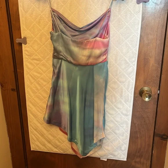 Retrofete Auris Silk Mini Dress - Picture 6 of 7